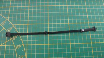 Ceinture de sécurité AV droite 48-1 numéro 48 n°48 pièce détachée Citroën 2CV 2 CV Charleston 1/8 1: