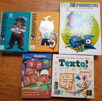 Plusieurs jeux de différentes marques Djeco Neuf sans étiquette·Djeco