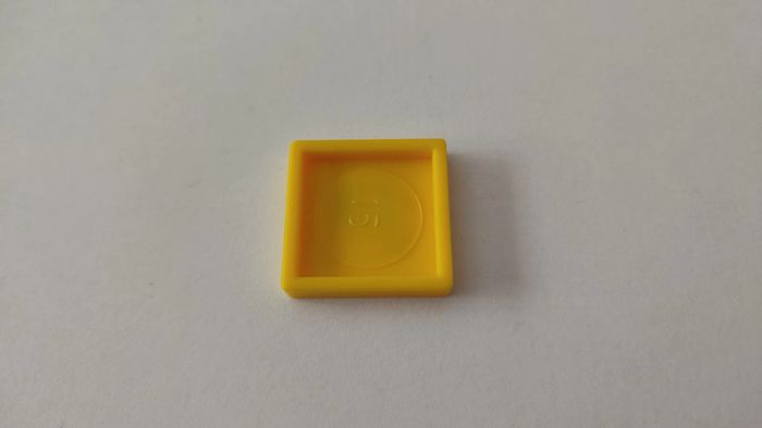 Lettre P pièce détachée jeu de société Scrabble Junior Mattel Games #B82 - photo numéro 2