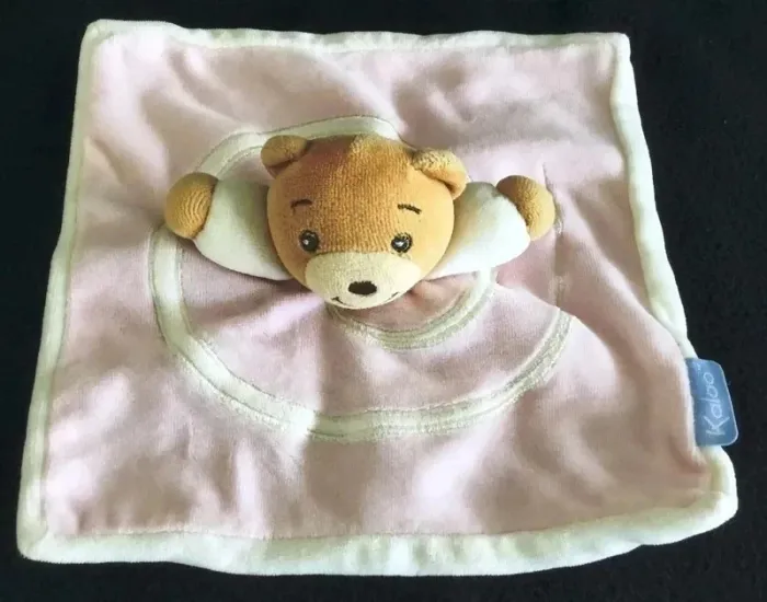 Doudou carré plat Ours Lolies - Kaloo