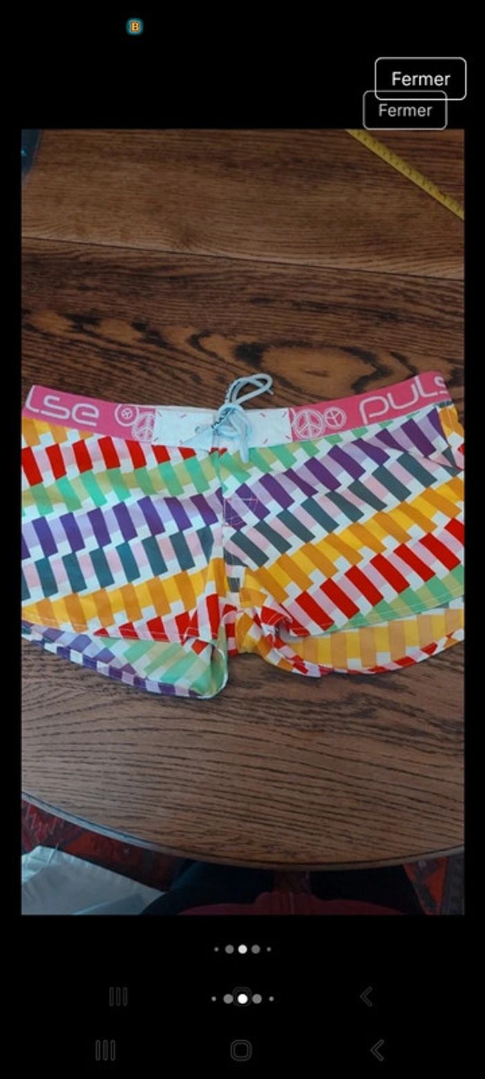 Short de plage Pulse taille L en trés bonne état - photo numéro 5