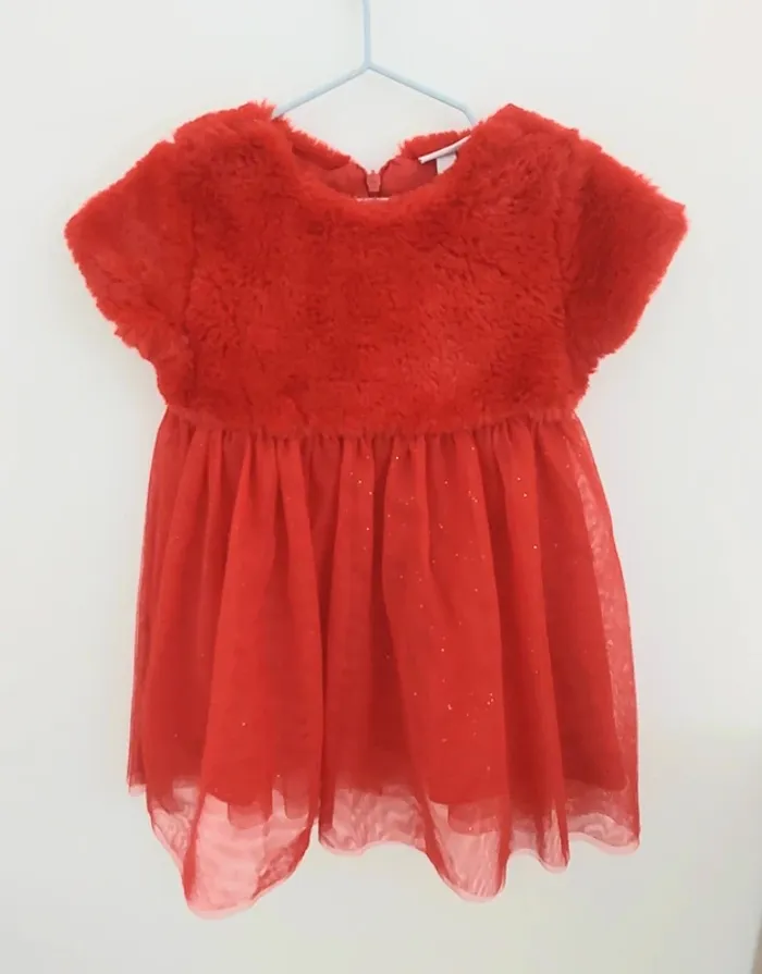 Robe de fête rouge Fagottino (24 mois)