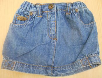 Jupe en jean 3 mois Kitchoun