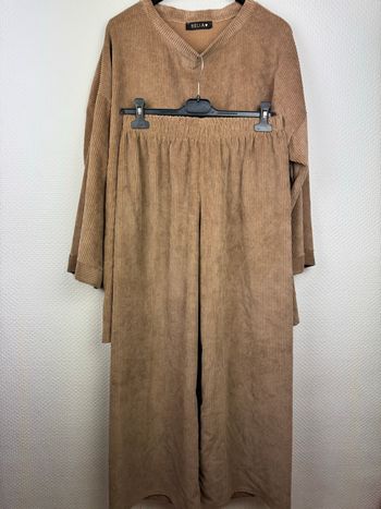 Ensemble femme beige camél 