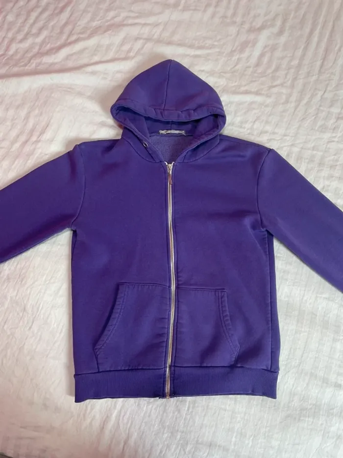 Sweat zip à capuche y2k