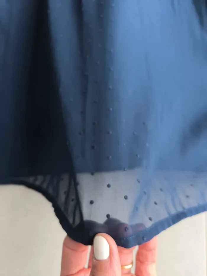 Robe marine effet 2 en 1 - photo numéro 2