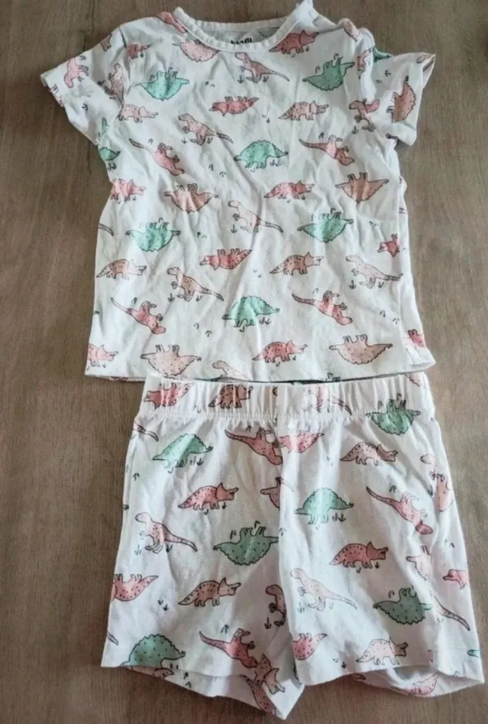 Pyjama d'été short t-shirt