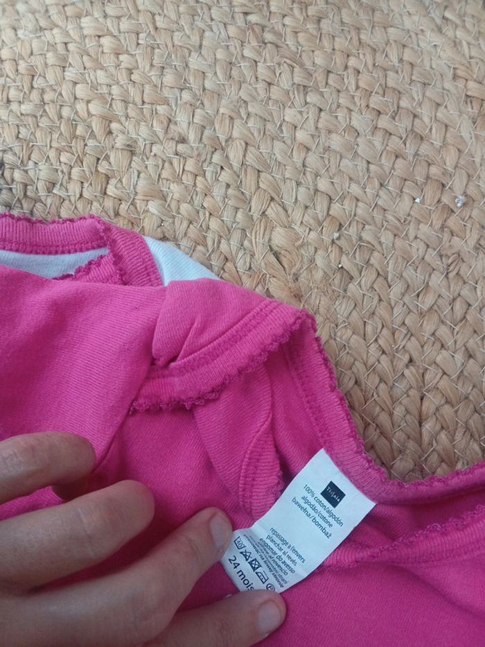 🌹lot de 3 maillots de corps tissaia24 mois 🌹 - photo numéro 2