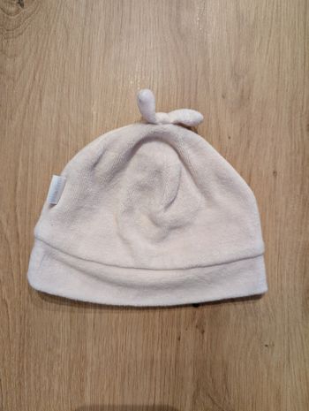 Bonnet rose, de la naissance à 3 mois, P'tit Bisou