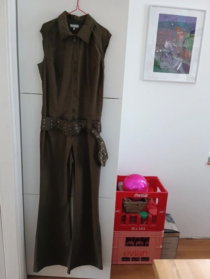 Combinaison extensible Kaki Jennyfer Y2k années 2000 - photo numéro 2