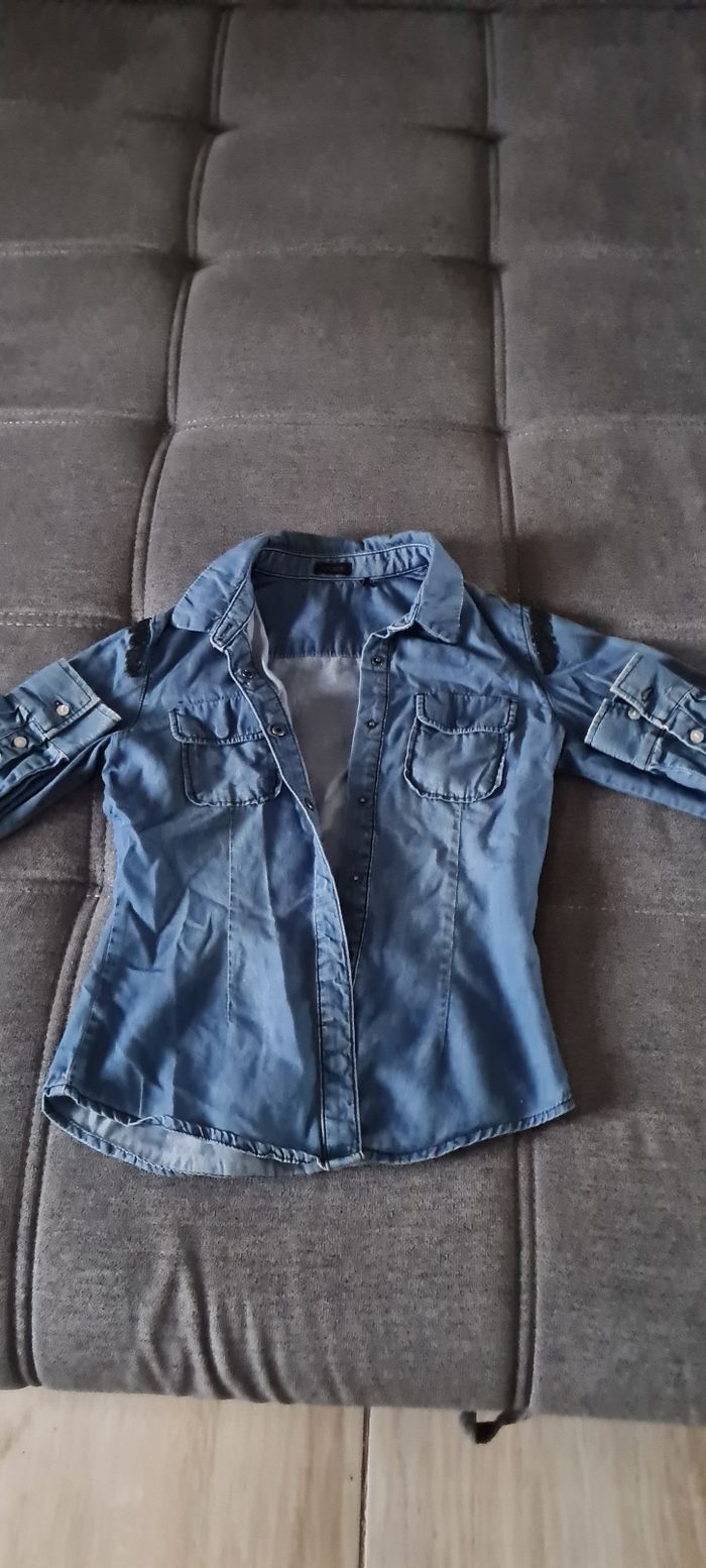 Chemise Bleu Jeans IKKS - photo numéro 5