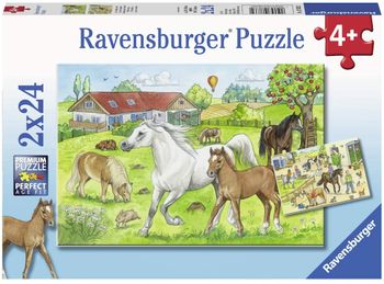 RAVENSBURGER PUZZLE PONEYS 3X49 PIECES 080113