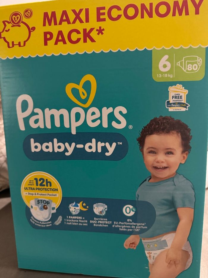 couche pampers taille 6