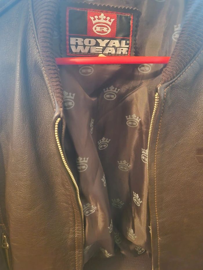 Veste en cuir royal wear - photo numéro 2