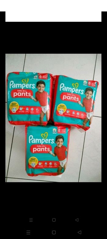 78 pants Couche taille 8