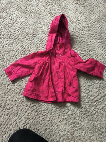 Veste imperméable fille 18 mois