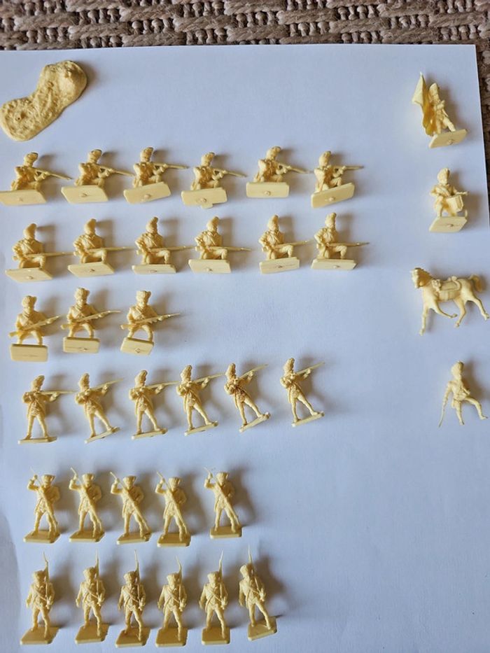 Petits soldats airfix grenadiers anglais guerre d'indépendance d'Amérique - photo numéro 12