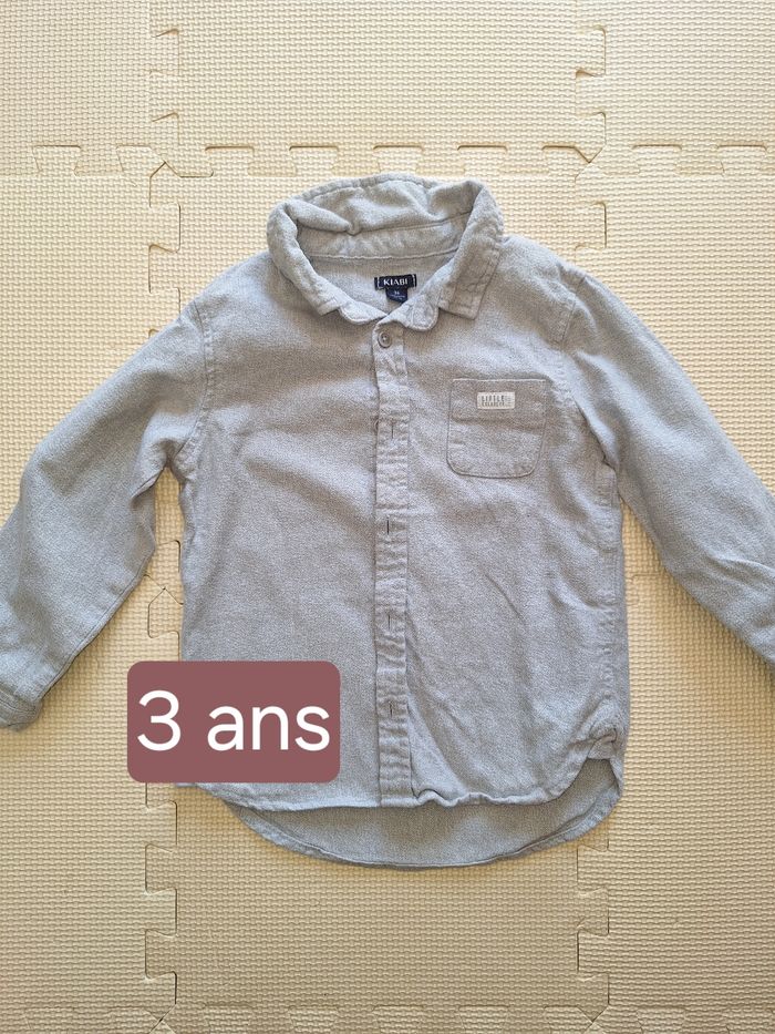 Chemise grise 3 ans