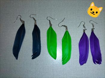 Boucles d'oreilles plumes