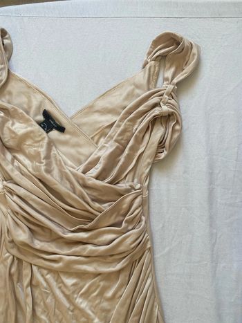 Robe en satin mango 38