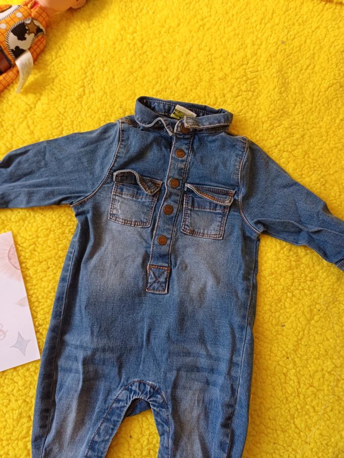 Salopette en Jean garçon - photo numéro 2