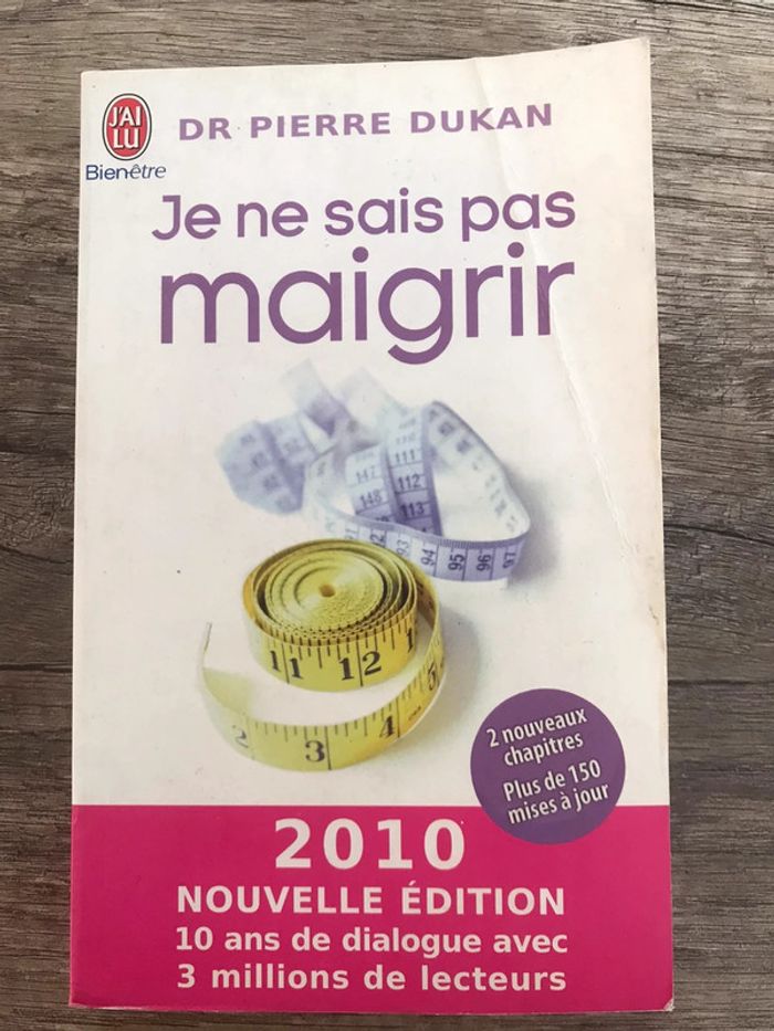 Livre Dr Pierre Dukan : Je ne sais pas maigrir