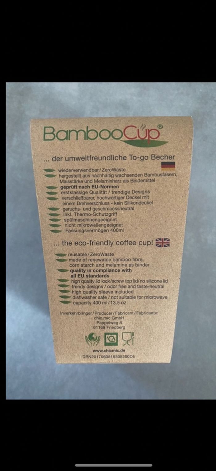 Gobelet isotherme Bamboo Cup - photo numéro 4