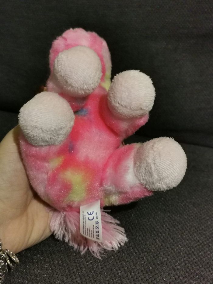 Peluche licorne rose aurora - photo numéro 5
