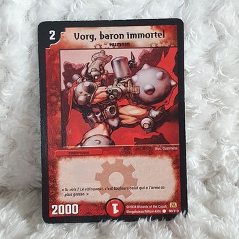 Carte Duel Masters n° 80/110 - Vorg, baron immortel