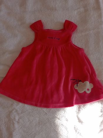 Robe velours marque sucre d'orge taille 3 mois