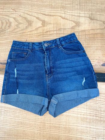 Short taille haut kiabi taille 34 XS denim neuf 14 ans été