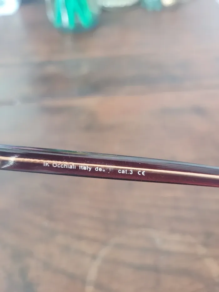 Vends lunettes de soleil femme ik occhiali made in italy - photo numéro 6