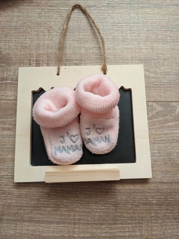 Chausson j'aime maman