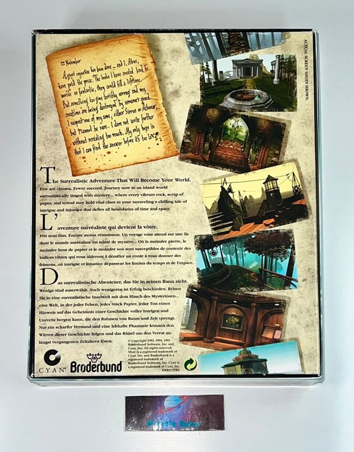 Myst - Jeu PC Edition Bigbox Complet VF Microsoft - photo numéro 2