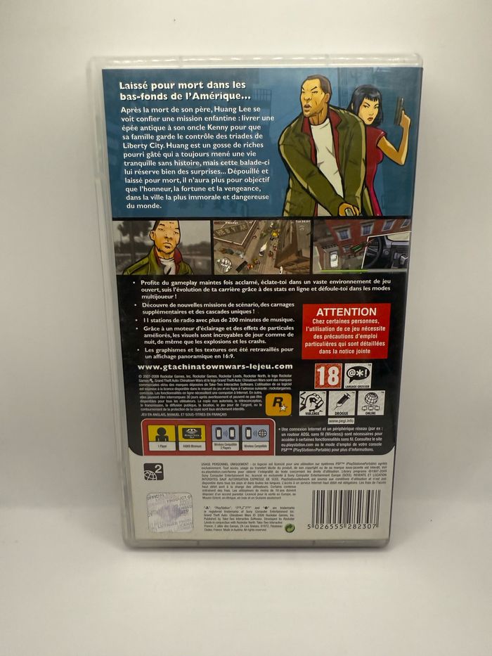 GTA Grand Theft Auto Chinatown Wars Sony PSP PlayStation - photo numéro 2