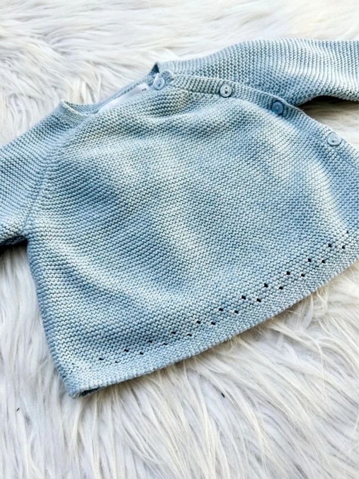 Gilet maille croisé - Zara - 1 mois - photo numéro 2
