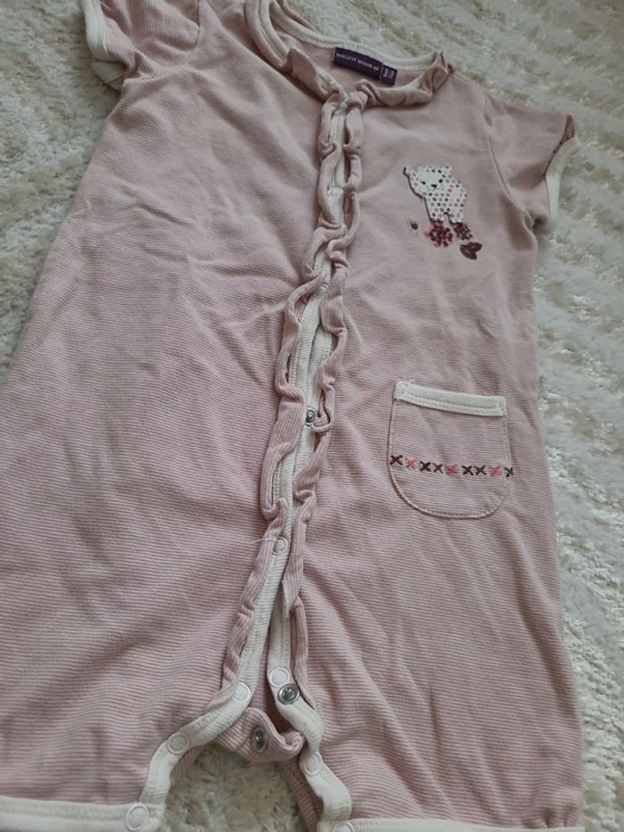 Combishort pyjama short bébé fille - photo numéro 2