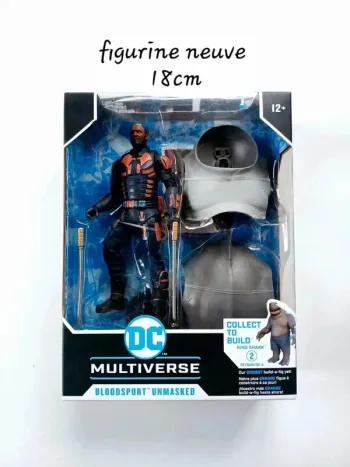 Figurine Bloodsport Unmasked The Suicide Squad McFarlane DC Multiverse