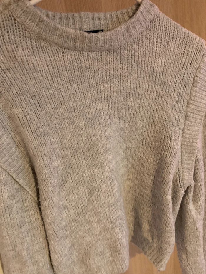 Pull gris - photo numéro 4