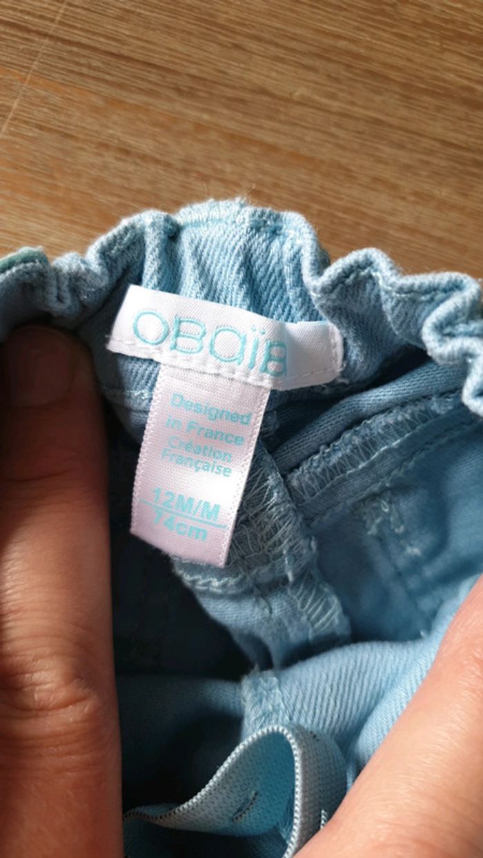 Jean bleu clair obaïbi 12m - photo numéro 4