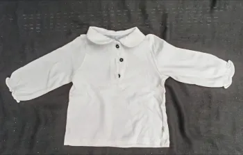 Haut blanc col Claudine Cadet Rousselle 6M💕