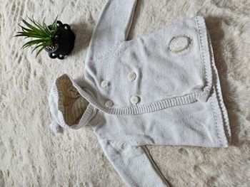 🌟Disney- Jolie petit gilet chaud blanc - Taille 6/9 mois