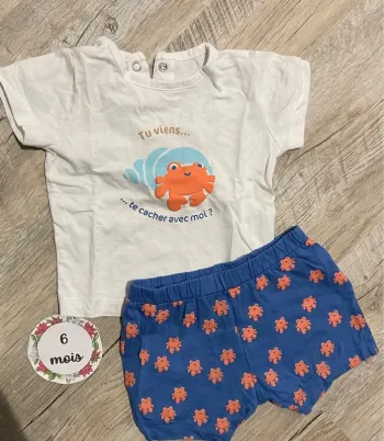 Ensemble bébé 6 mois