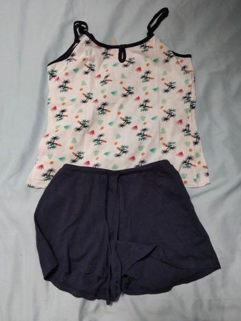 Pyjama short femme débardeur taille 38/40