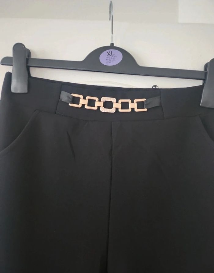 Pantalon droit noir - photo numéro 2