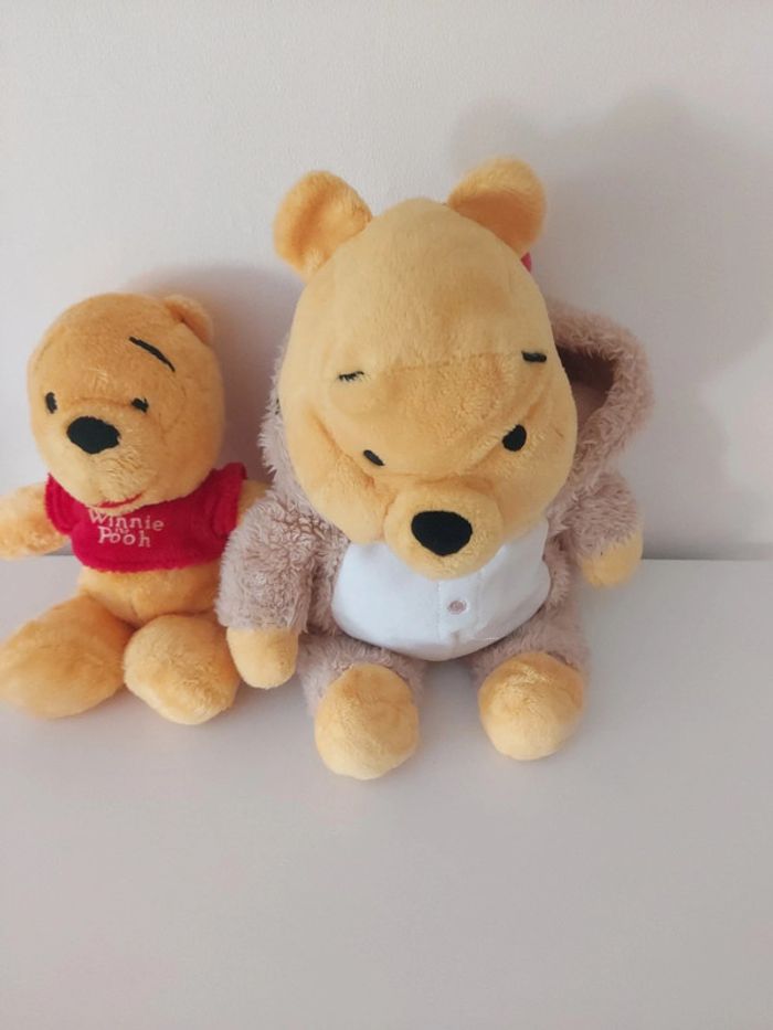 Lots de 2 peluches winnie - photo numéro 2
