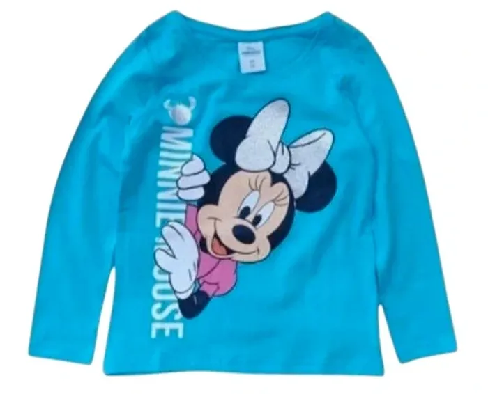 T shirt Minnie turquoise 6 ans