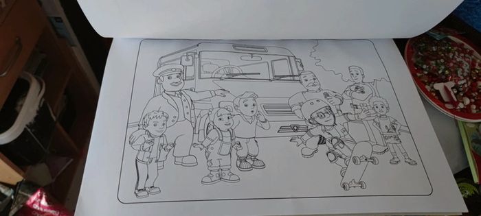 Album coloriage sam le pompier - photo numéro 3