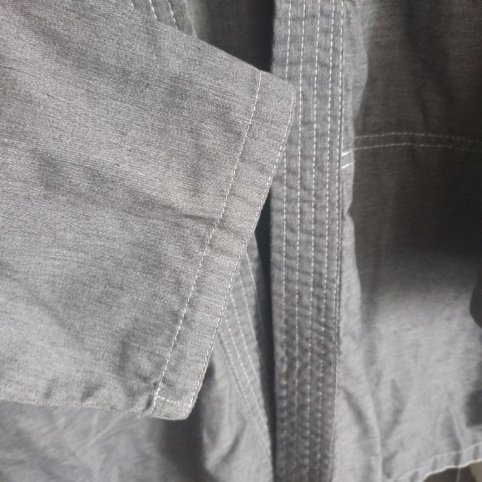 Look tendance surchemise grise casual T42/44..coton et polyester - photo numéro 7