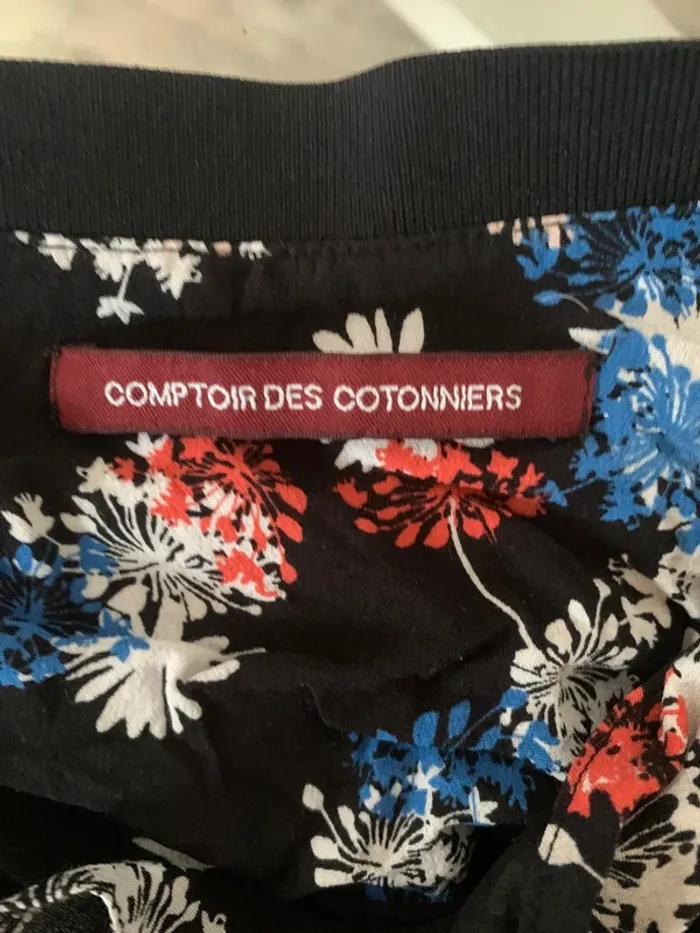 Blouse fleurie Comptoir des cotonniers tailke36manches 3/4 - photo numéro 9